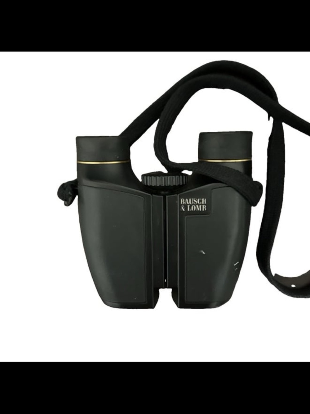 Bausch & Lomb Binoculars 8x Magnification Black with Neck Strap